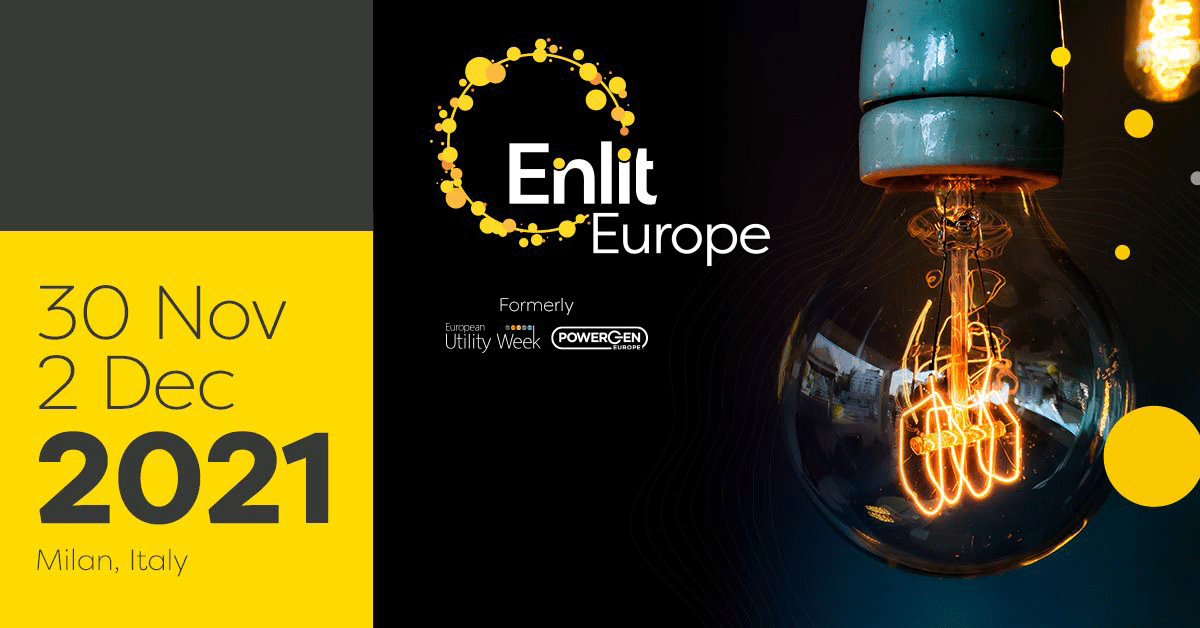 AIUT at Enlit Europe 2021 banner